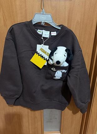 Новий теплий світшот zara на 4-5 років