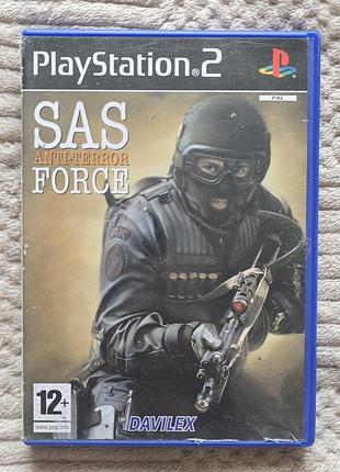Sas: anti terror force, лицензия, eng, б/у, ps2 playstation 2