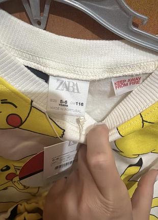Костюм zara pokémon на 5-6 років 3