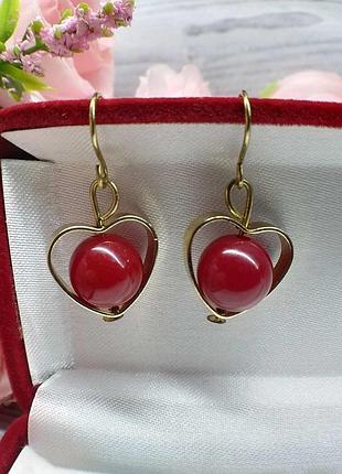 Сережки серця
