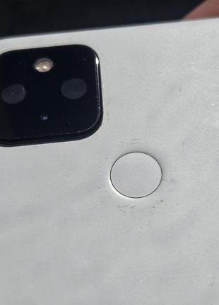 Крышка (корпус) google pixel 4a 5g оригинал белая 5