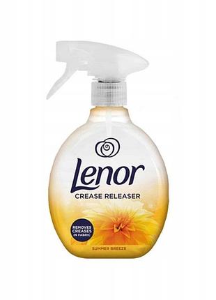 Кондиціонер спрей для розгладження складок на одязі освіжувач lenor crease releaser summer breeze 500мл