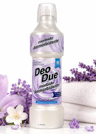 Кондиционер для белья deo due суперароматизированный мягкий morbido ammorbidente fleur oriental, 50 стирок, 1000 мл