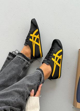 Asics onitsuka tiger mexico 66 black yellow 2