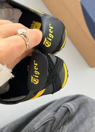 Asics onitsuka tiger mexico 66 black yellow 4
