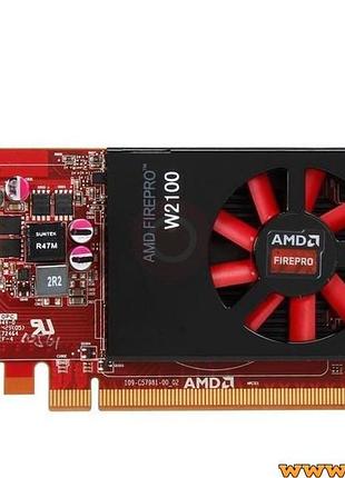 Відеокарта firepro w2100 2gb як r7 240 низькопрофільна 26w displayport для ігор cad автокада 3d max монтажу full hd 2 моніторів