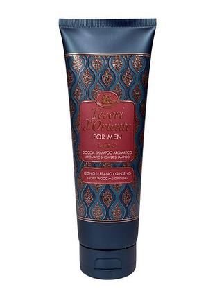 Гель-шампунь tesori d'oriente для чоловіків чорне дерево for men, 250 мл