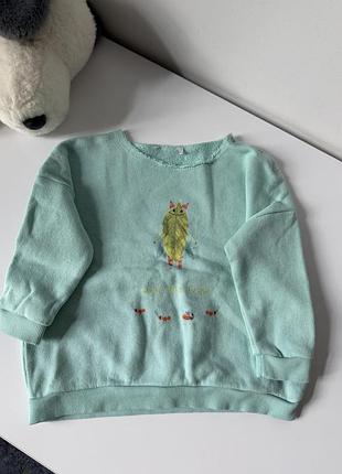 Світшот zara 1-2р 86см