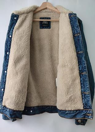 Джинсова куртка zara 5