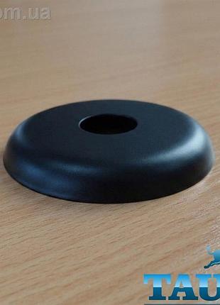 Круглий чорний декоративний фланець н/ж thermopulse sphere black d76мм висотою 10мм під внутрішній отвір 1/2" (біля 20мм)