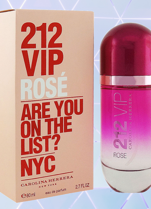 Женская парфюмированная вода  carolina herrera 212 vip rose