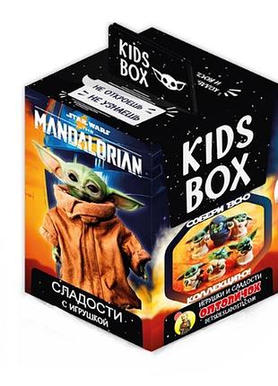 Мандалорець малюк йода yoda mandalorian світбокс кідсбокс мармелад з колекційною іграшкою світ бокс kidsbox sweetbox 3 шт.
