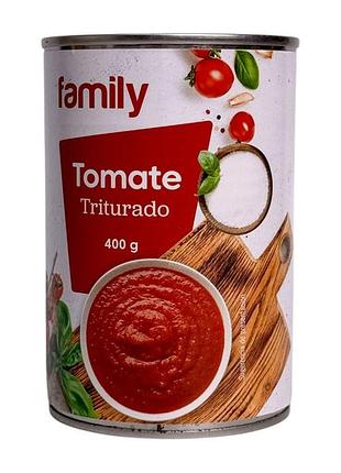 Томаты family измельченные e tomate triturado, 400 г