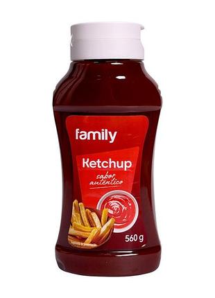 Кетчуп family с томатным пюре ketchup sabor auténtico, 560 г