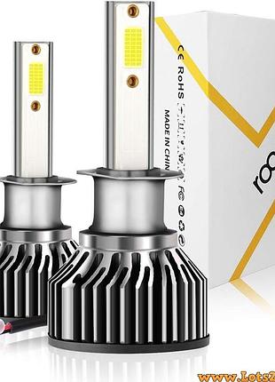 2шт автолампи h1 led roadsun 6500k автолампи світлодіодні автолампи авто лед лампи авто лампа лед світлодіодна дхо лед drl птф