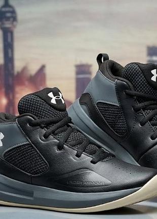 Оригинальные подростковые/детские баскетбольные кроссовки under armour lockdown 5 (art. 3023533-001). размер 38, стелька 24 см, страна производитель в