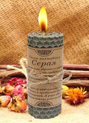 Чарівна свічка сіра bm