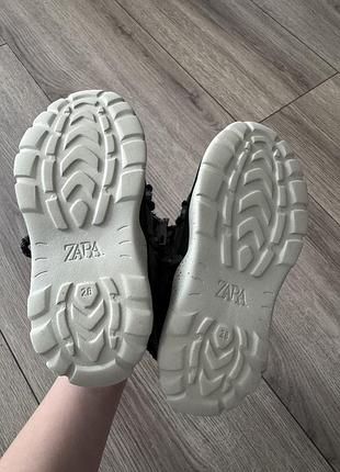 Теплі дитячі чоботи zara 4