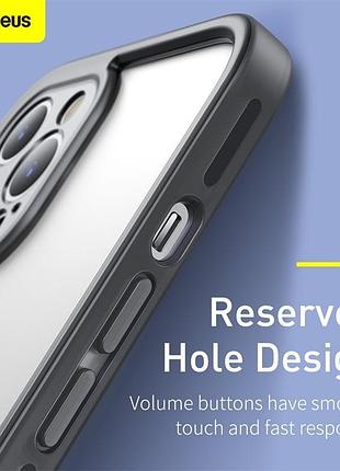 Чехол baseus camera lens protector frame case для iphone 12 pro (frapiph61p-02) 4757921 8