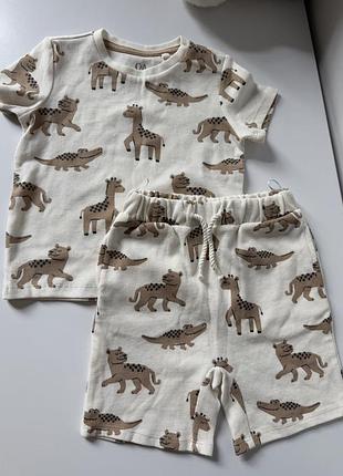 Костюм шорти та футболка 86см (12-18м) c&a