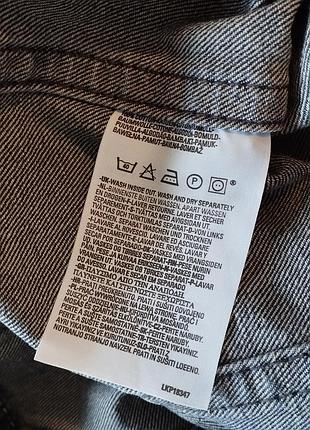 Levis джинсовка з потертостями 6