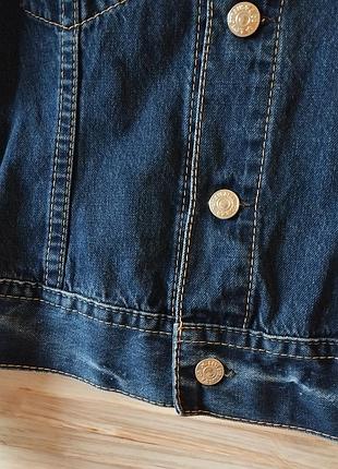 Levis джинсовка з потертостями 8