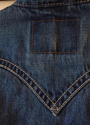 Levis джинсовка з потертостями 7