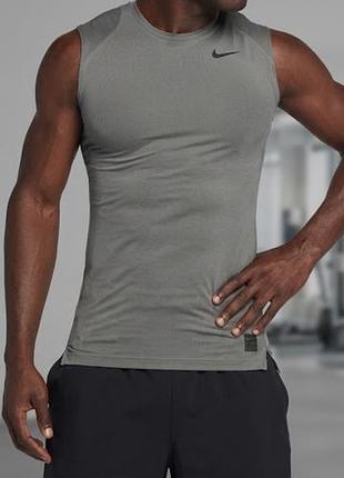 Компрессионная майка мужская спортивная nike pro dri-fit m