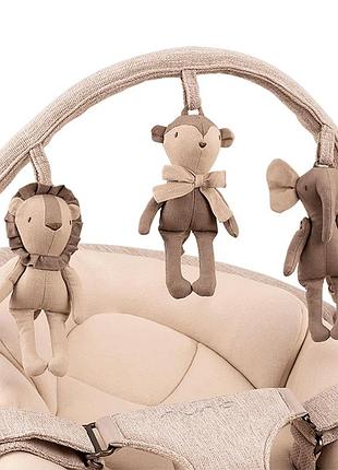 Шезлонг–качалка nuna leaf grow teddy 6