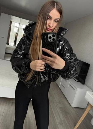 Куртка лаковая демисезонная 2