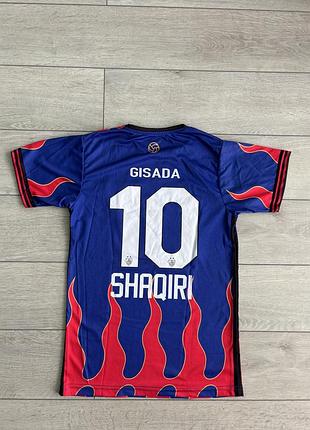 Xherdan shaqiri fc basel 1893 macron football soccer jersey джердан шачири, макрон футболка футболка джерси на рост 176 см