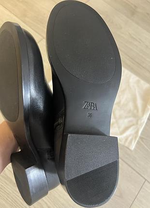 Черевики zara шкіряні 38 6