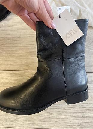 Черевики zara шкіряні 38 2