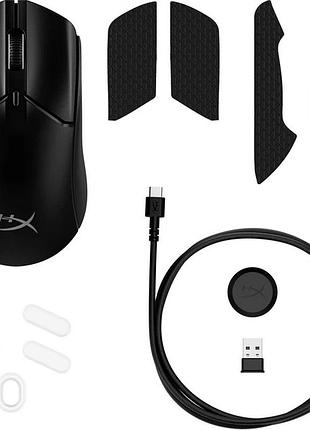 Мышь компьютерная беспроводная hyperx pulsefire haste 2 wireless black 6n0b0aa черная 5231258 8