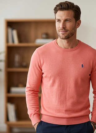 Мужской джемпер polo ralph lauren 100% pima cotton (s)