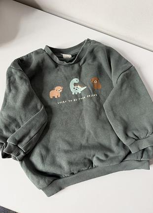 Світшот утеплений (86см) h&m