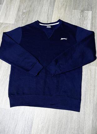 Чоловічий темно-синій світшот slazenger, розмір l-xl