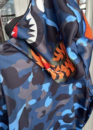 Кофта на змейке bape/бейп