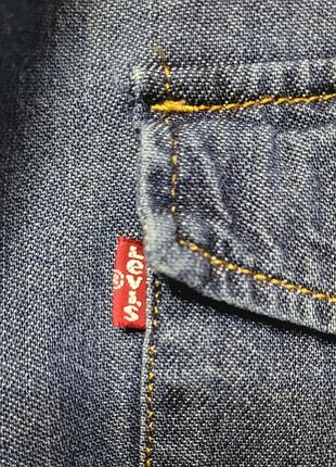 Новая джинсовая рубашка levi's 6
