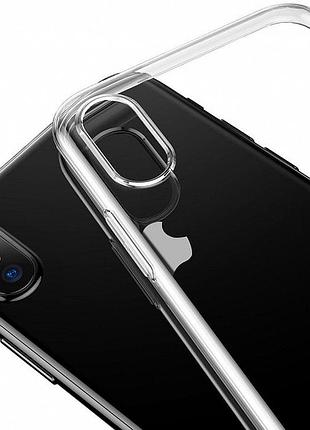 Чехол baseus для apple iphone xs max simple series, transparent (arapiph65-b02) 4772240 3