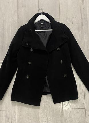 Кашемірове пальто h&m