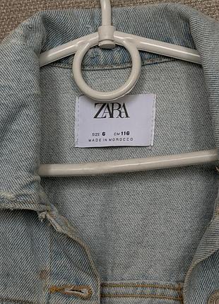 Дитяча джинсова куртка zara 3