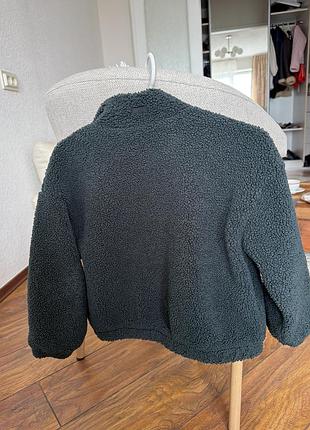 Бомбер zara з плюшу 4