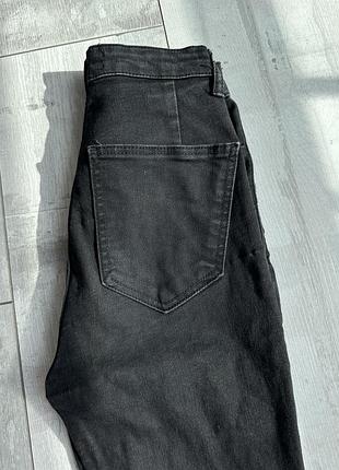 Cкіні чорні джинси zara 4
