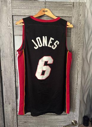 Майка баскетбольная nike eddie jones miami heat jersey номер 6 made in salvador vintage