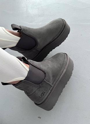 Ugg chelsea mini platform grey premium 7