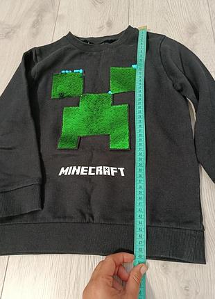 Светр бомпер кофта minecraft на 8 років 2