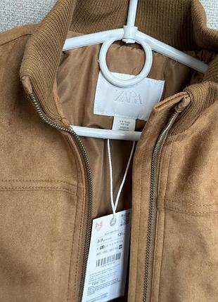 Утеплений бомбер zara 2