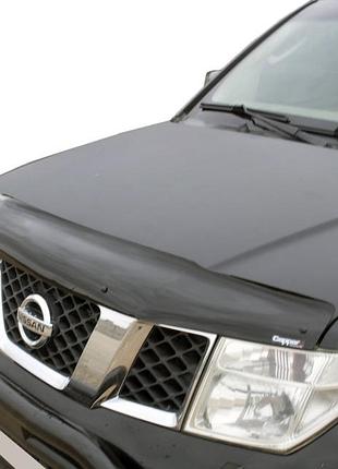 Дефлектор капота (eurocap) для nissan navara 2006-2015 гг