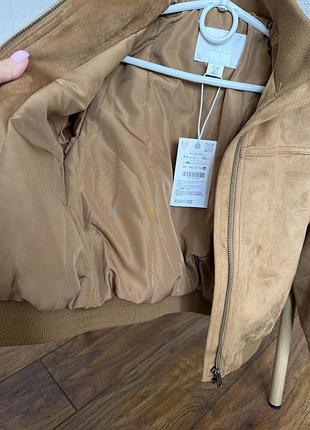 Утеплений бомбер zara 5